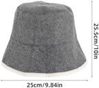2pcs Wool Sauna Hat for Men & Women, Breathable Infrared Sauna Essentials Accessories Heat Protection Russian Banya Cap Hair Protector Cover for Spas Steam Rooms Bathhouses (Gray, White)