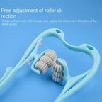 Cervical Spine Massager Clip Neck Massage Artifact six-Wheel kneading Neck Massager