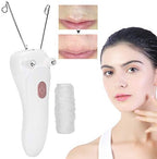 Threading Hair Removal, Hair Remover Electric Face Eyebrow Threading Epilator USB Charging Cotton Thread Depilation Machine Device for Women Girls Ladies ()