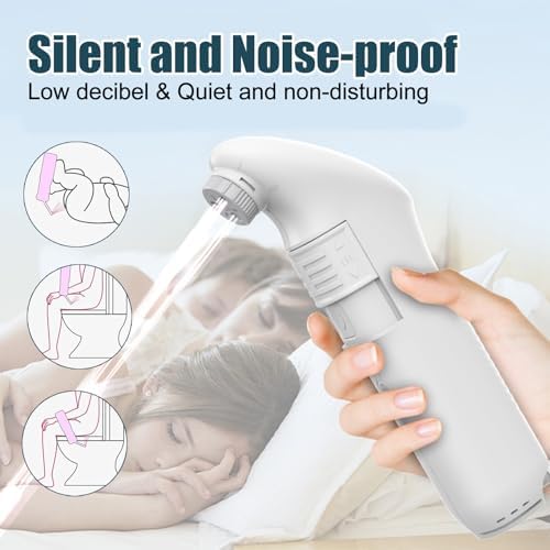 Electric Portable Bidet for Travel,Large Handheld Bidet Sprayer with 2.5L Peri Bottle,High Pressure Rechargeable,Portable Toilet Butt Washer shatafa for Women,Men,Elder,70-Minute Usage