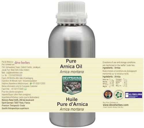 Pure Arnica Oil (Arnica Montana) 1250ml (42 oz)