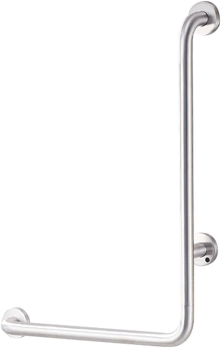 Safety Handrails,Bathtub Shower Handrails,L-Shaped Stainless Steel Bathroom Handles,Suitable for The Elderly Disabled and Pregnant Women (Size : Left)