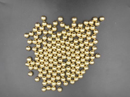 Gold Pearl Sugar Sprinkles 4.23 oz, 10mm Candy Pearls Ideal for Baking, Cake and Cupcake Toppers, Cookie Decoration, Ice Cream Topping, Wedding Shower Valentines Halloween Christmas