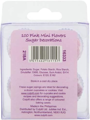 Mini Daisy Sugar Decorations - Pink