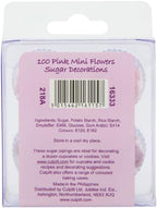 Mini Daisy Sugar Decorations - Pink