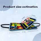 DZHPSRSZDementia Products for Elderly,Fidget Blanket for Adults with Dementia,Dementia Activities for Seniors,Gifts for Dementia Patients Adult Autistic,Toddler Busy Board