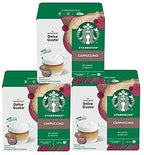 Nescafe Dolce Gusto Starbucks Cappuccino x 3 Boxes (36 Capsules) 18 Drinks