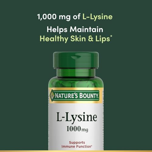 Nature's Bounty L-Lysine, 1000mg, 60 Tablets