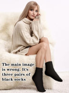 Bencailor 3 Pairs Women Fuzzy Toe Socks Womens Soft Fuzzy Plush Warm Fluffy Winter Home Slipper Socks for Women Men, Size 5-9