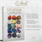 Crystals and Healing Stones Premium Kit Wooden Box - Chakra Stones Healing Crystals Set, Rose Quartz, Amethyst Cluster, Quartz Points, Chakra Pendulum (Raw Crystal Collection)