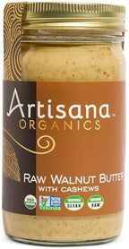 Artisana Organics Raw Walnut Butter with Cashews (14oz Jar)