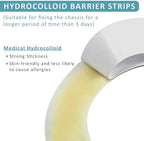 20PCS Ostomy Barrier Strips, Elastic Hydrocolloid Skin Barrier Tape for Colostomy & Ileostomy Care – Universal Ostomy Supplies for Secure Seal & Leak Prevention