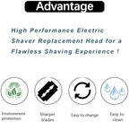 Series 8 Shaver Replacement Head Compatible with Braun Series 8 Replacement Blade, 83M for Braun S8 Replacement Head, Series 8 Wet&Dry Electric Razor Models 8340s 8350s 8370cc 2pack