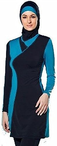 YEESAM Muslim Swimsuits for Women, Long Sleeve Islamic Burkini Modest Swimwear