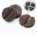 LWXLJMJZC－(24 Cakes-96 Cups) Pu-erh Tea in Bamboo Leaf Tube -Ripe Puerh Tea Cake -Easily Divided into Halves or Quarters-Shu Puer Tea-Ripe Puerh Tea Mini Cakes (200g/7.1 oz)