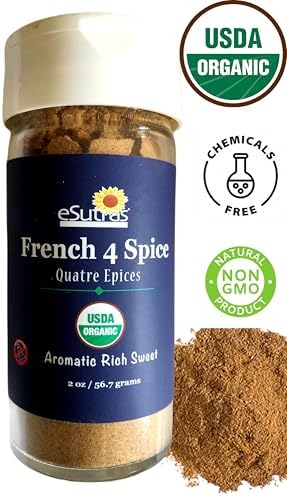 Esutras Organics French Four Spice, 2 Ounce