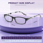 Reading Glasses for Women Men - 5 Pack Blue Light Blocking Spring Hinge Computer Readers Anti Glare UV Eyeglasses