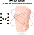 Knee Brace, 1 PC Thin Silicone Knee Compression Sleeve Support Brace, Waterproof Magnetic Massage Knee Pad Protector, Relief Knee Pain for Running Meniscus Tear Arthritis Ligament Injury Recovery (L)