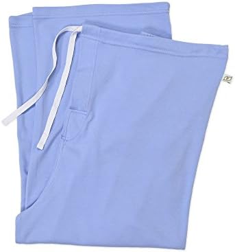 Unisex Hospital Patient Drawstring Pants (Medium, Light Blue)