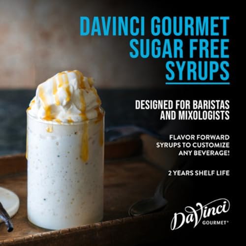 Davinci Sugar-Free Almond Syrup - 750Ml Plastic Bottle, Pack of 1