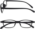 Computer Blue Light Blocking Reading Glasses Flexible Lightweight Unbreakable Readers Anti Eyestrain for Women Men