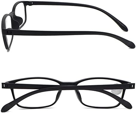 Computer Blue Light Blocking Reading Glasses Flexible Lightweight Unbreakable Readers Anti Eyestrain for Women Men