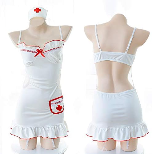 SINMIUANIME Women Lingerie Sexy Lingerie Nurse Uniform Adult Cosplay Costume Lingerie