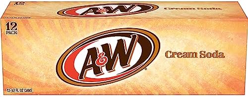 A&W Cream Soda, 12 fl oz cans, 12 pack