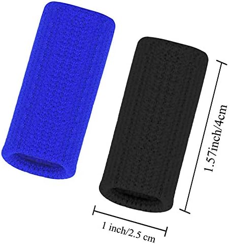 Finger SleevesThumb Braces Support Elastic Compression Protector Braces for Relieving Pain Calluses Arthritis Knuckle,20-Pieces
