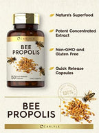 Carlyle Bee Propolis Capsules | 150 Count | Extract Supplement | Non-GMO, Gluten Free