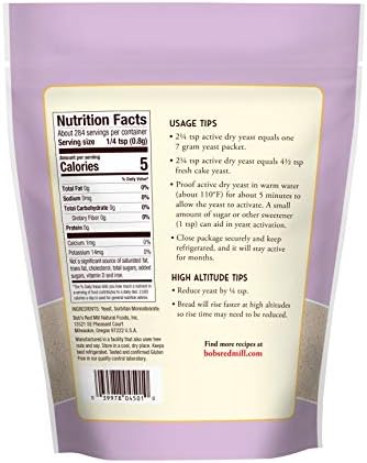 Bob's Red Mill Gluten Free Active Dry Yeast, 08 Oz