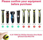 4.3V Charger Compatible with Philips Norelco One Blade QP2520 MG3740 A00390 QP2522 QP2515 MG5700 MG3720 QG3330 QT4000 Electric Trimmer Shaver