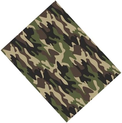 Camouflage Green Jungle Tall 8 x 10 Edible Cake Decoration Wrap Image For Cake and Desserts