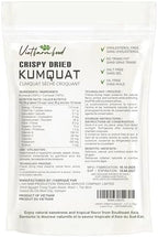 CRISPY DRIED KUMQUAT 2.47 oz (70g) VIETFARMFOOD: Freeze-dried, no sugar added, naturally sour. Nutritious, pure, and crunchy. Great for snacking, toppings, desserts or healthy gifting
