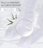 Diabetic Socks for Men & Women, No-Binding Knee High Socks 4 Pairs