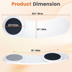 Slide Transfer Board with Disc,Sliding Board for from Wheelchair to Bed/Car,Anti-Slip Pad Make Transfers Easier & Safer,Heavy-Duty Sliding Board for Patient Senior, Reach More, Move Easier