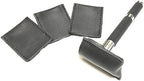G.B.S Durable and Double Edge Leather Razor Head Sleeve, Protective Sheath Case, Pack of 3