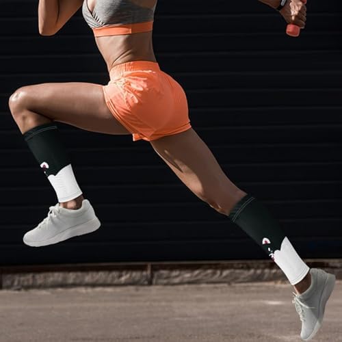 Leg Sleeve for Men Women Sports Elastic Calf Compression Sleeve Footless Compression Socks Soccer Calf Sleeves