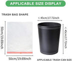 5 Gallon Trash Bags Drawstring White - 1.1 Mil Small Kitchen Garbage Bags 60 Count 18 Liter Recycling Unscented Wastebasket Plastic Bags Office Bathroom Liners Strong Thick Bulk Magesh
