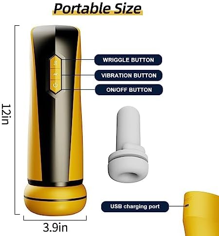 JITEM Electric Leisure Product, Portable Men's Fitness Equipment, Multi-Speed Frequency Conversion, USB Fast Charging, Intelligent Heating