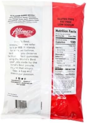 Albanese bulk gummi bears 12 flavor 5 Lb Bag x 5 Packs by Pufai Grocery