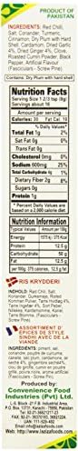 Laziza Sindhi Biryani Masala, 130-Gram Boxes (Pack of 6)