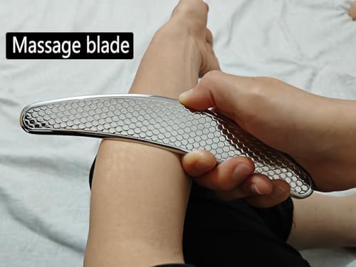 Muscle Scraper Stainless Steel Gua Sha Scraping Massage Tool Set IASTM Tools Great Soft Tissue Mobilization Tool(6pcs)