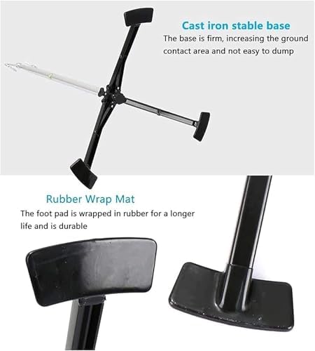 IV Pole Stand, Stainless Steel IV Pole Drip Stand, Height Adjustable IV Drip Pole with Tripod, Foldable Infusion Stand for Elderly Home Care, Hospital and Clinic