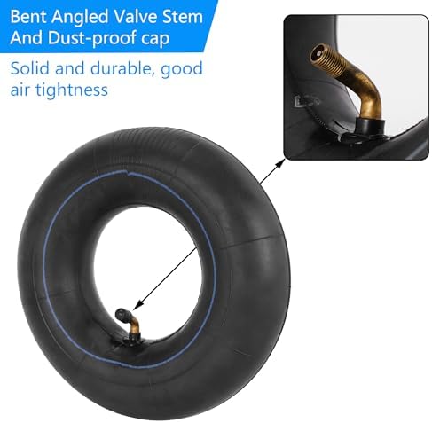 3.00-4 260x85 10x3 Tires and Inner Tube For Off-road Go Kart, ATV, Scooter, E300, E325, Goped, 4 Wheeler Vehicle, Utility Dolly, Hand Truck Tires,Tire Tubes With TR87 Bent Angled Valve Stem 2 Sets