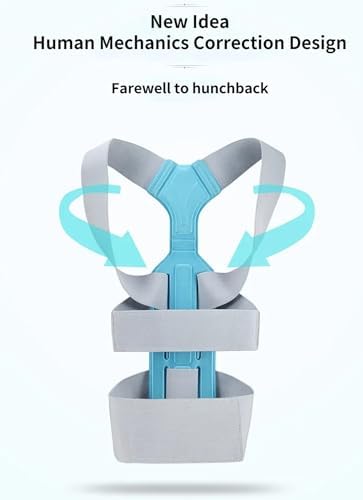 Posture Corrector, Adjustable Back Support, MenWomen Back Clavicle Spine Shoulder Correction, Kyphosis Lumbar Vertebrae and Bone Collapse Brace Belt Strap