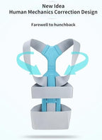Posture Corrector, Adjustable Back Support, MenWomen Back Clavicle Spine Shoulder Correction, Kyphosis Lumbar Vertebrae and Bone Collapse Brace Belt Strap