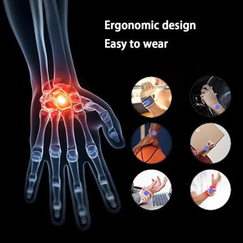Thumb Brace Orthosis for Tenosynovitis and Mouse Hand Light and Breathable Thumb Splint Support Universal for Both Hands Plastic Insert M