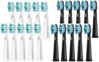 Replacement Brush Heads Compatible for Seago SG-575/507B/508/551/958/908/909/917/610/659/719/910/548/2303 Electric Toothbrush, Soft Bristles(10 White Care(Soft))