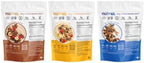 NuTrail Nut Granola Cereal, Variety Pack, No Sugar Added, Keto, Low Carb, Gluten Free, Grain Free, Healthy Breakfast 8 oz. 3 Count